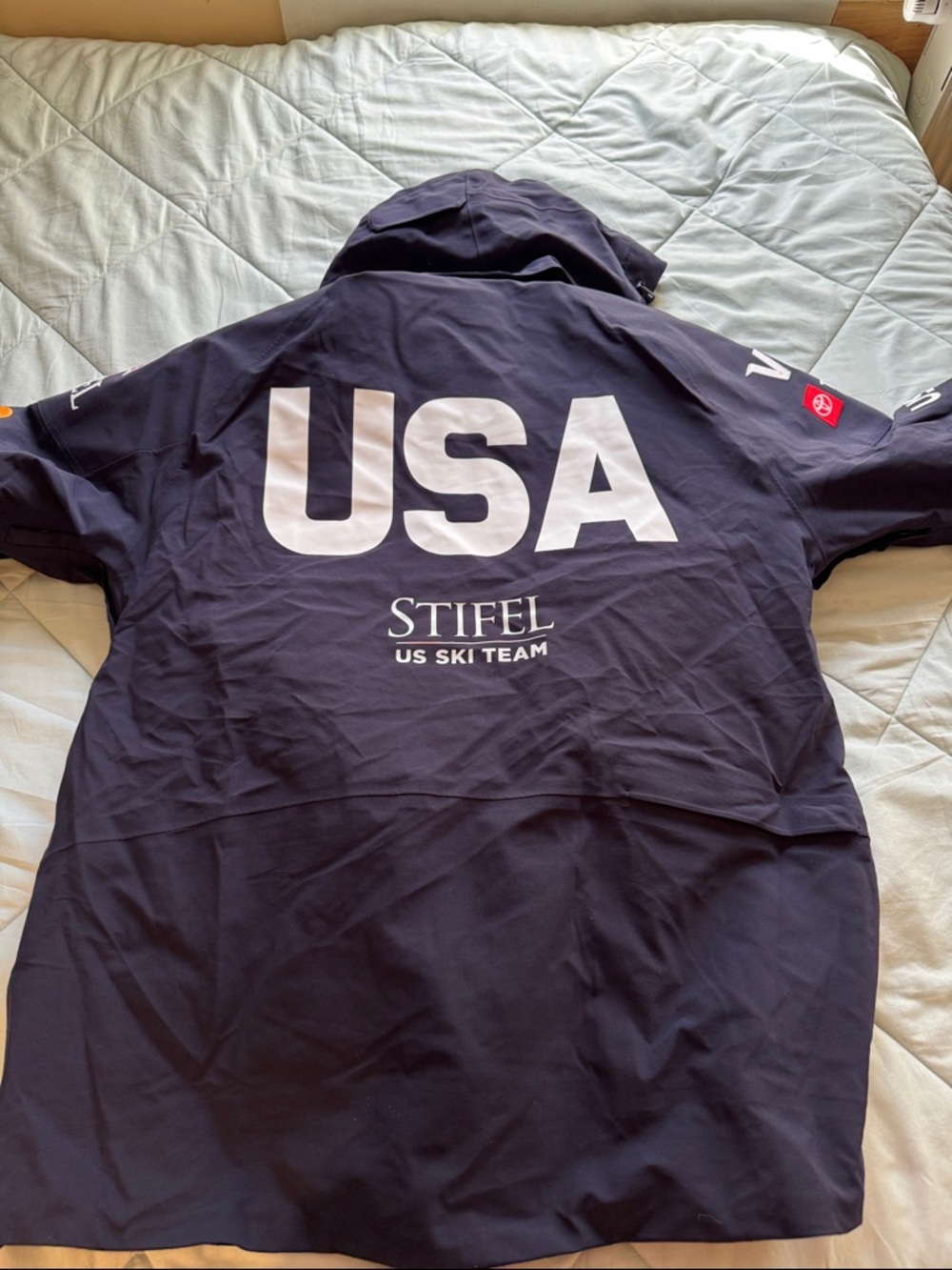 US Ski Team 2026 Kappa Two Piece Parka Waterproof - Picture 2 of 4